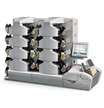 JetScan iFX i400 Multi-pocket currency sorter with 17 pockets configurable affordable money counter sorter